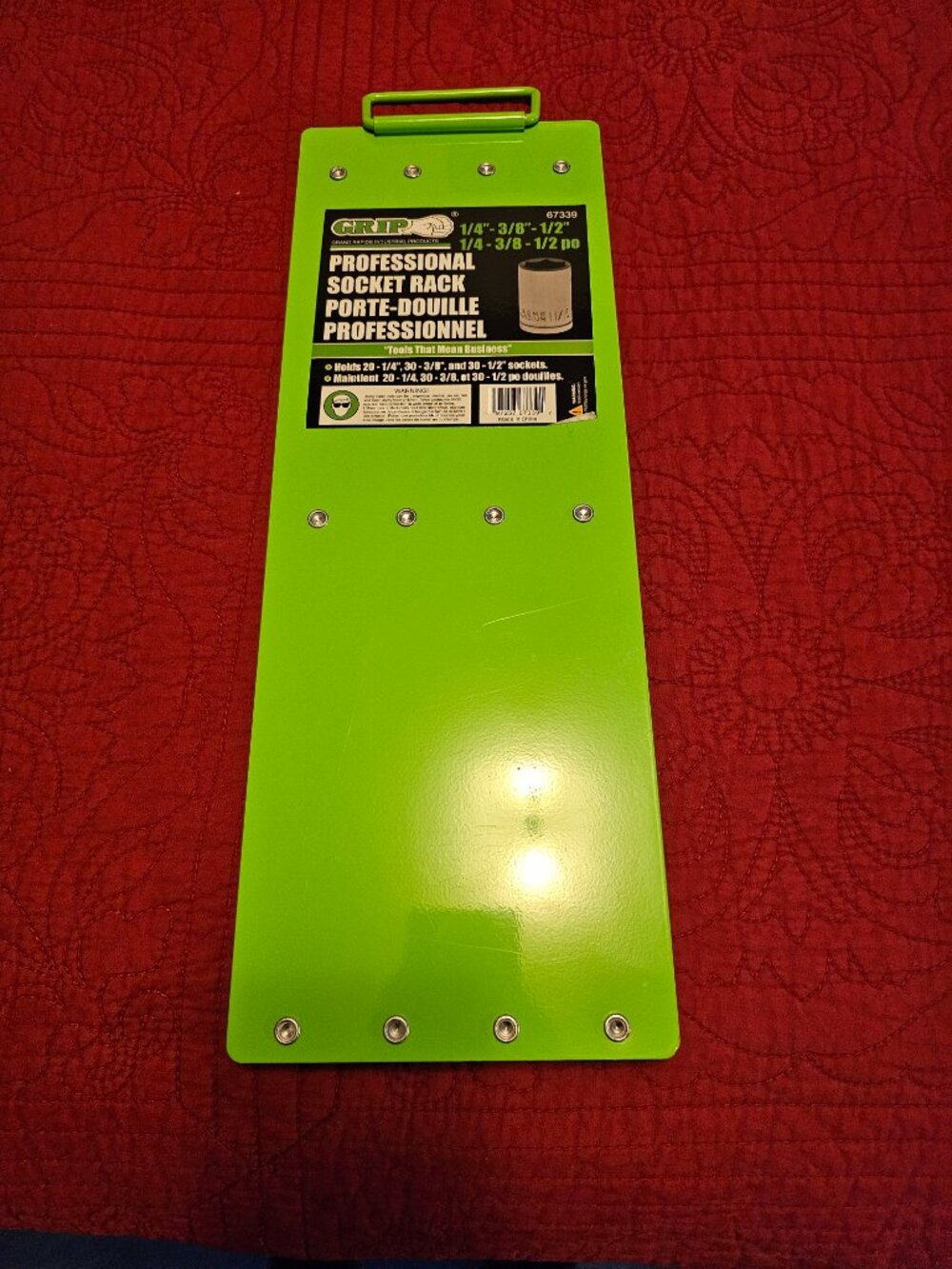 Professional Socket Rack, Green - Picture 3 of 3